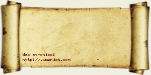 Dina Vilimonović vizit kartica